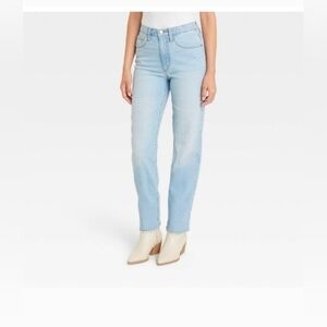 Universal Thread Women's High-Rise Straight Fitted Hip and Thigh Straight Leg